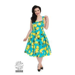 Lemon Print Dress